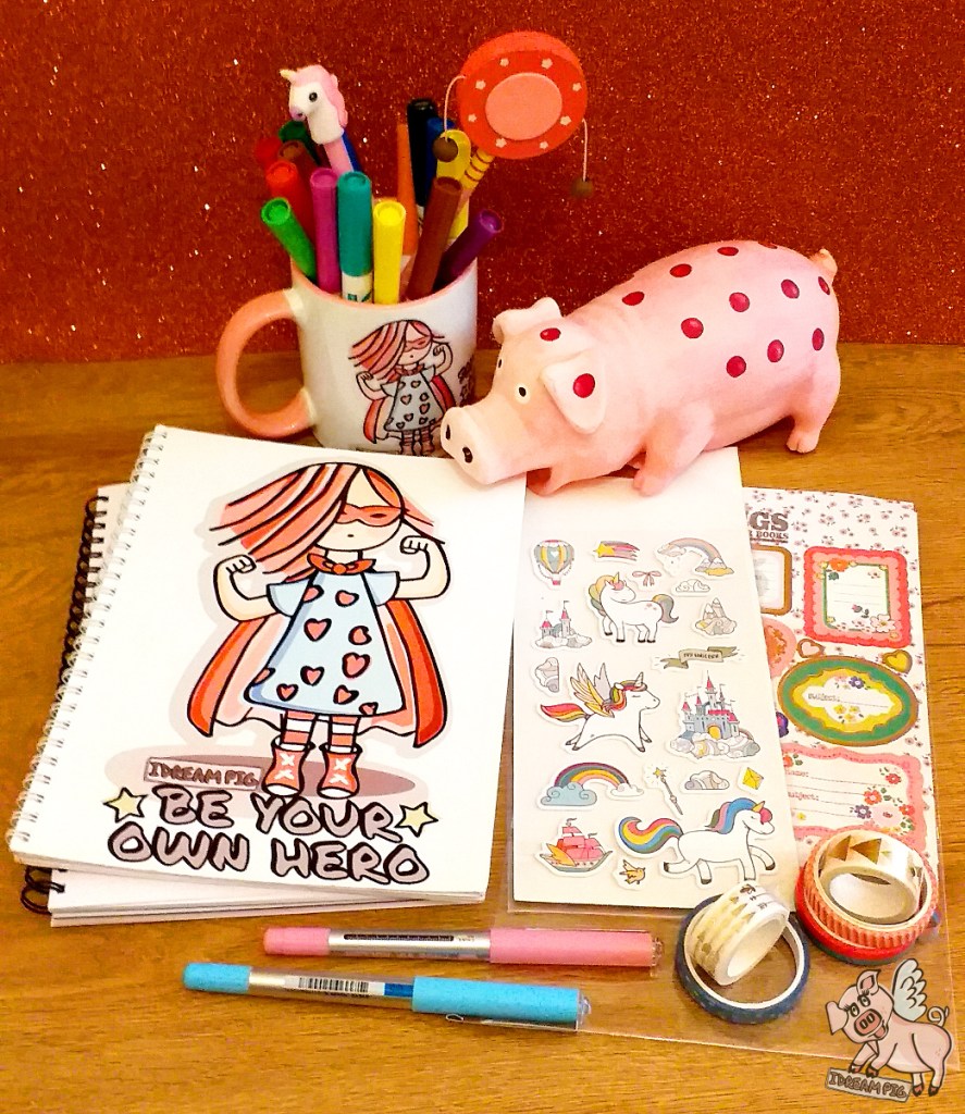 idream Pig notebook stationery 