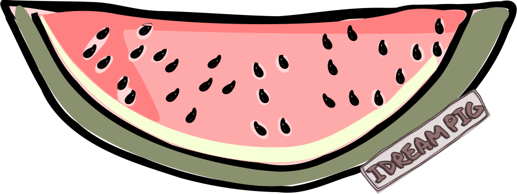IDream Pig watermelon smile